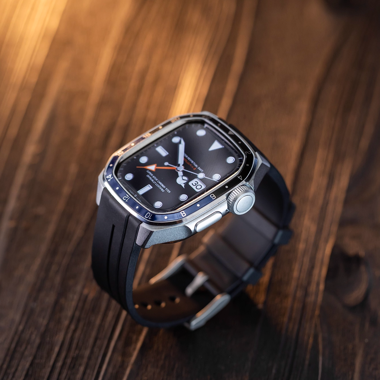 【Series10/11専用】プレミアムベゼルシリコンバンド【アップルウォッチ】