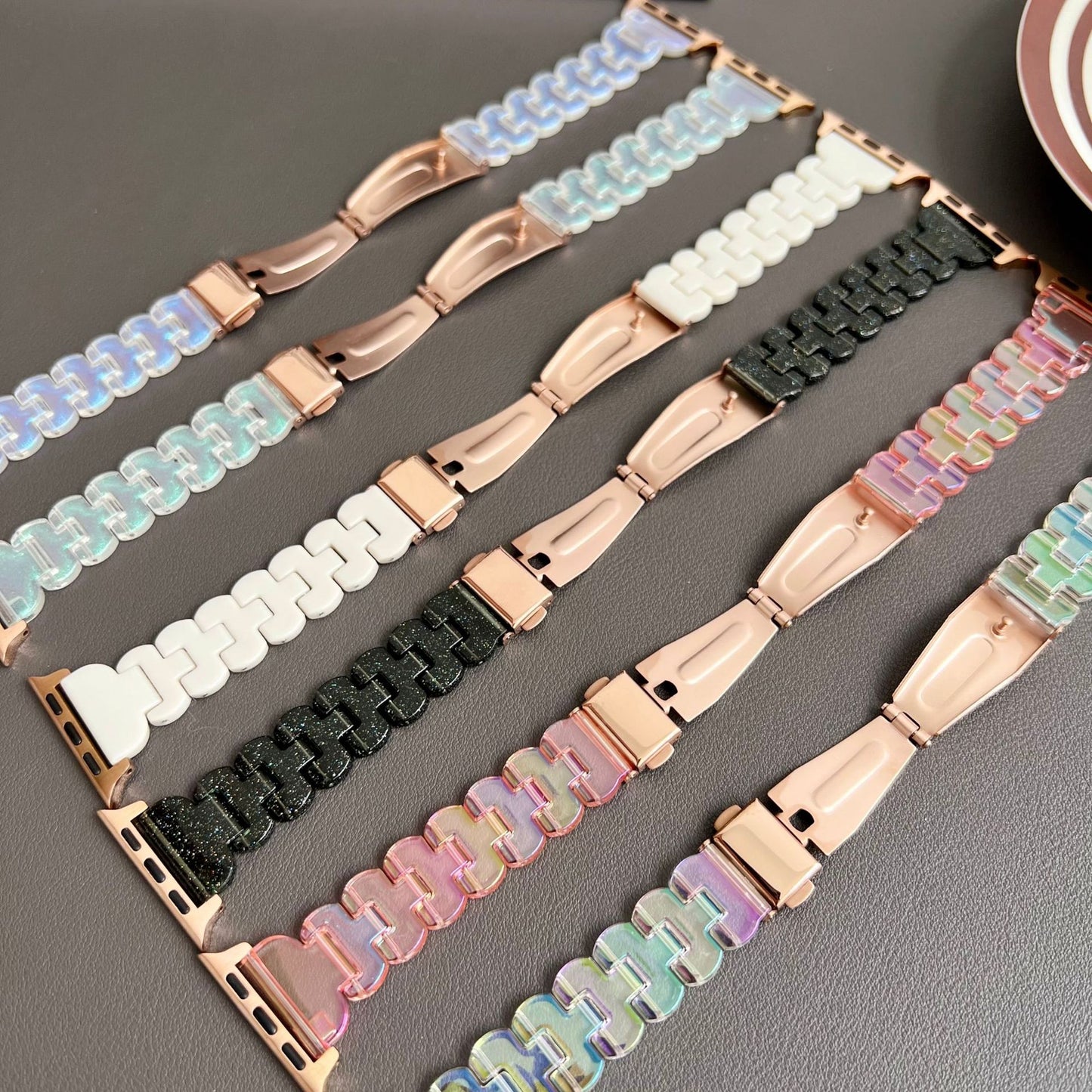 [6 colors available] Crystal Petal Band [Apple Watch]