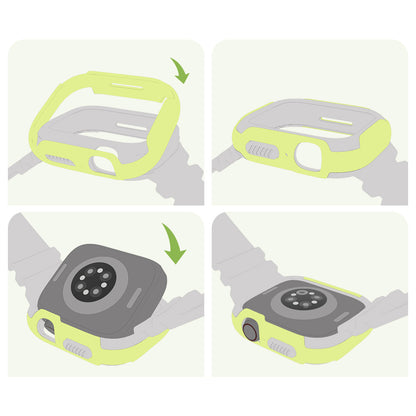 [12 colors available] Bicolor protective TPU band [Apple Watch]