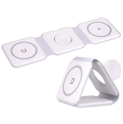 [3-in-1] Foldable magnetic charging stand [Apple Watch]