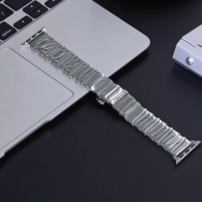 【シルバークラウン】カレイドリンクメタルバンド【アップルウォッチ】