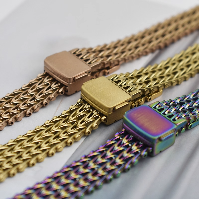 【繊細Vメッシュ】スリムメッシュマグネットバンド【アップルウォッチ】