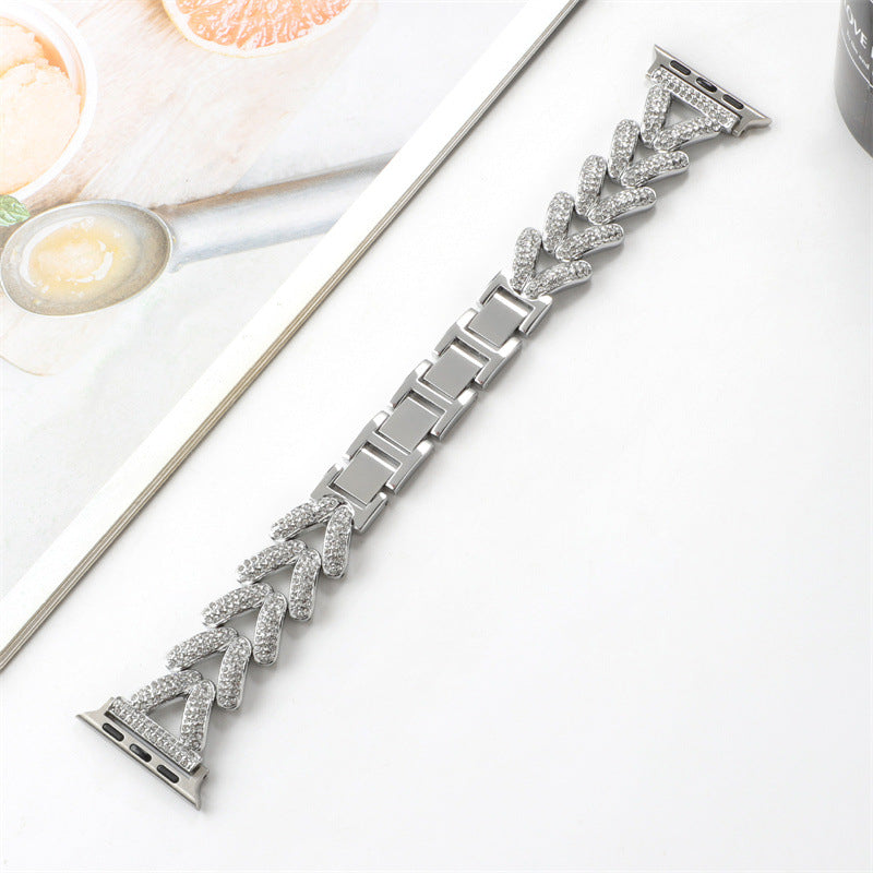 Sparkling Glitter Chain Link Band for Apple Watch