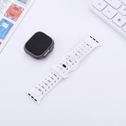 【太めで快適】エアホールマグシリコンバンド【アップルウォッチ】
