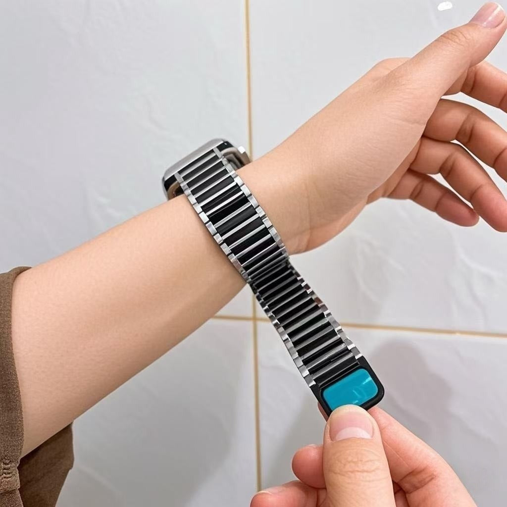 【バイカラー】2トーンマグネットメタルバンド【アップルウォッチ】