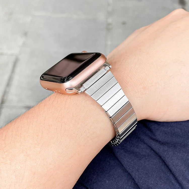 [2 colors available] Solo Loop Bellows Stainless Steel Band [Apple Watch]