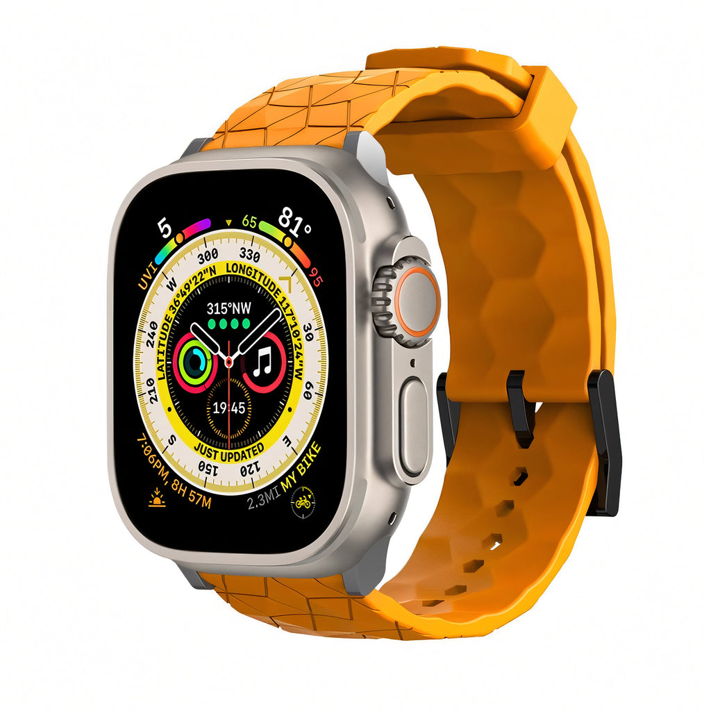 [3D Form] Modern Geo Silicone Band [Apple Watch]