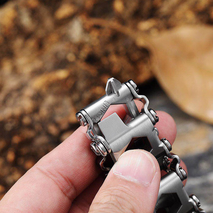 【シルバークラウン】マルチツールステンレスバンド【アップルウォッチ】