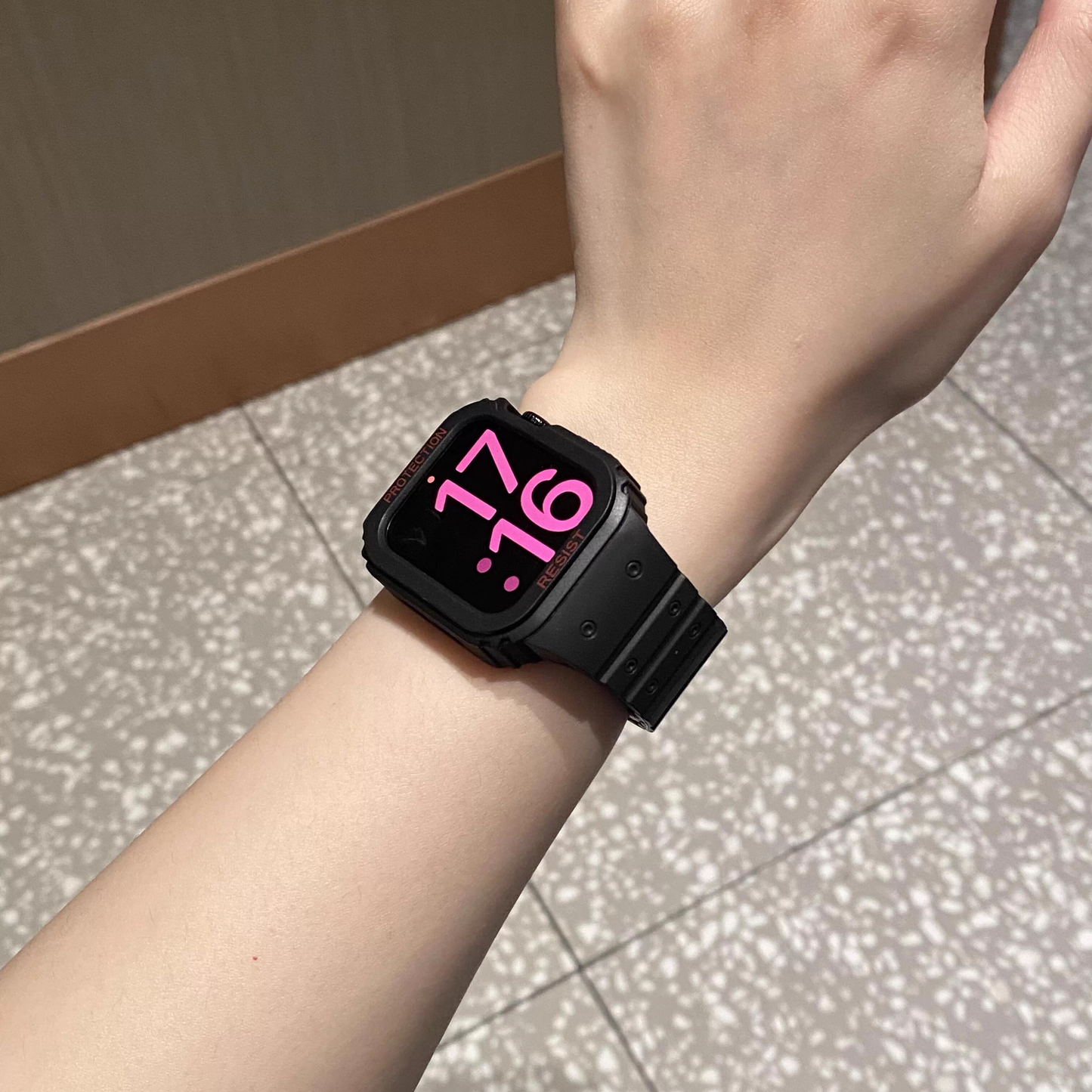 【全5色】ケース一体型マグネットシリコンバンド【アップルウォッチ】