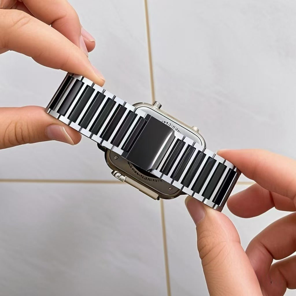 【バイカラー】2トーンマグネットメタルバンド【アップルウォッチ】