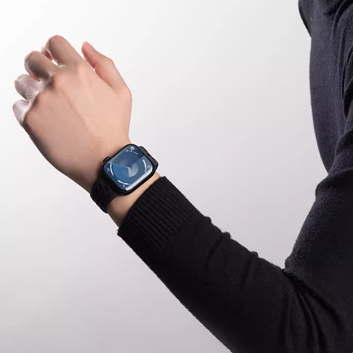 [12 colors available] Bicolor silicone sport band [Apple Watch]