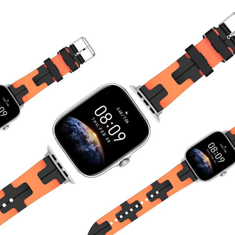 [10 colors available] Active Contrast Silicone Band [Apple Watch]