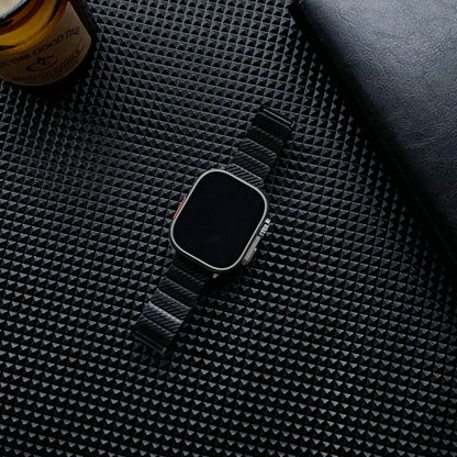 [4 colors available] Kevlar carbon pattern band [Apple Watch]