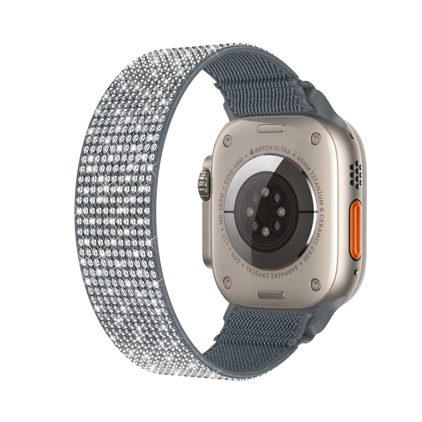 [5 colors available] Glitter mesh nylon band [Apple Watch]