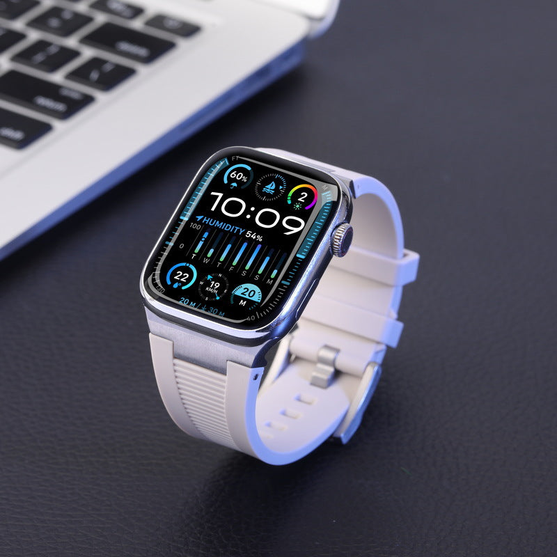 [10 colors available] Premium Liquid Silicone Band [Apple Watch]