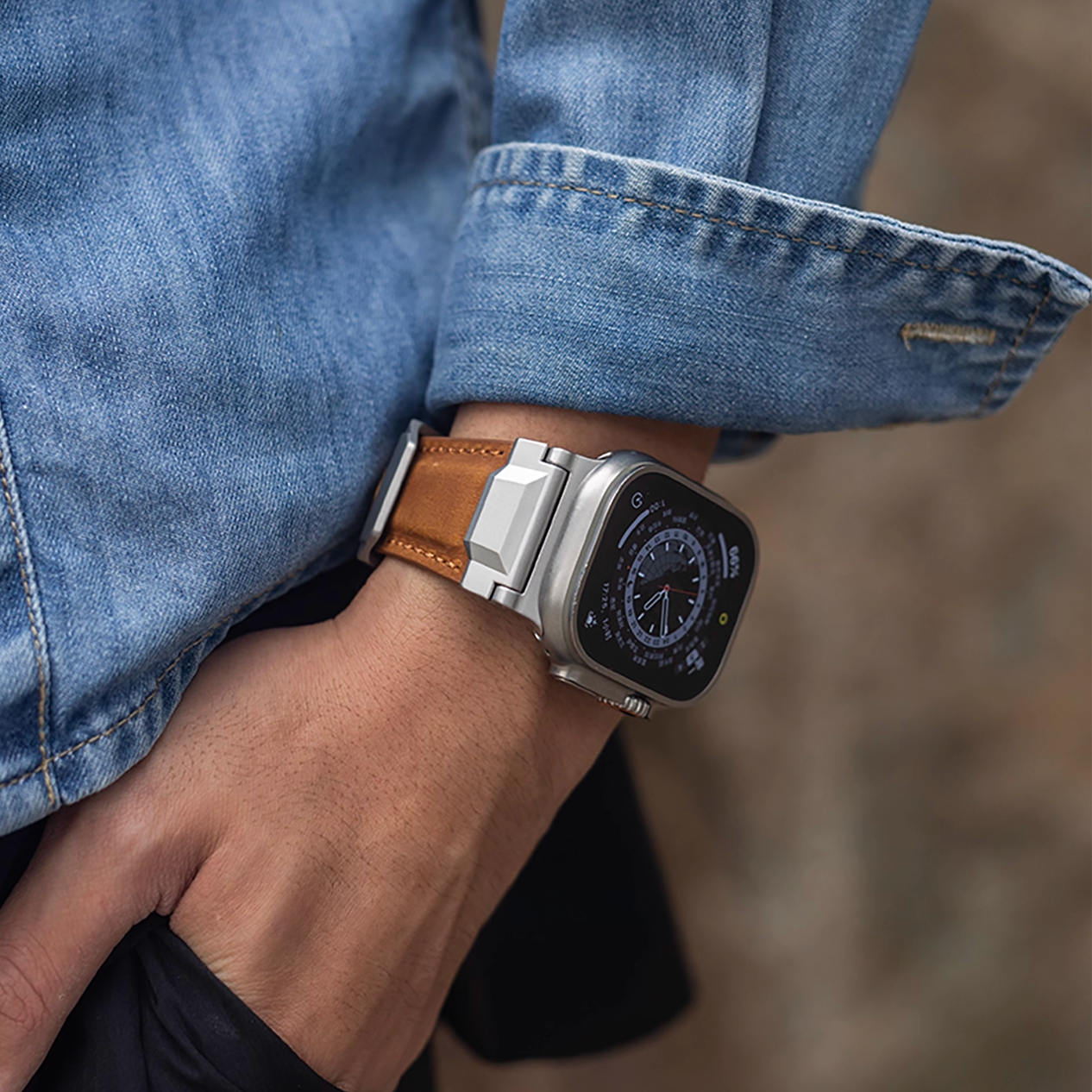 【大人の冒険心】アドベンチャーレザーバンド【アップルウォッチ】