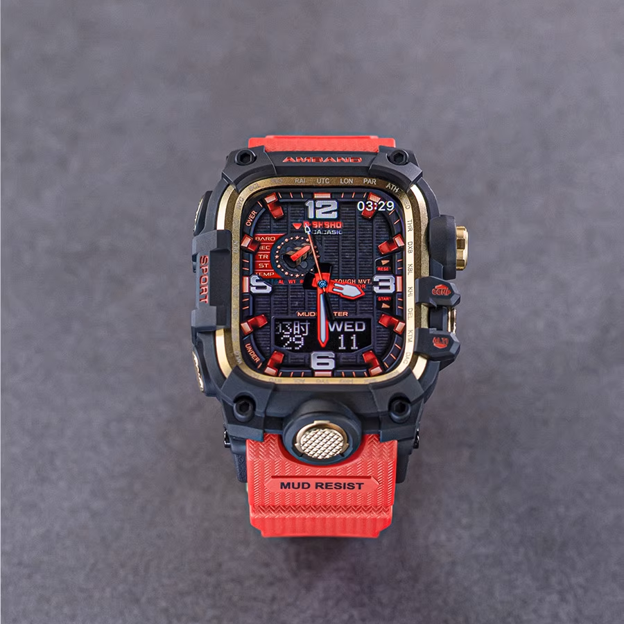 [Shock-resistant] Metal protective TPU band [Apple Watch]