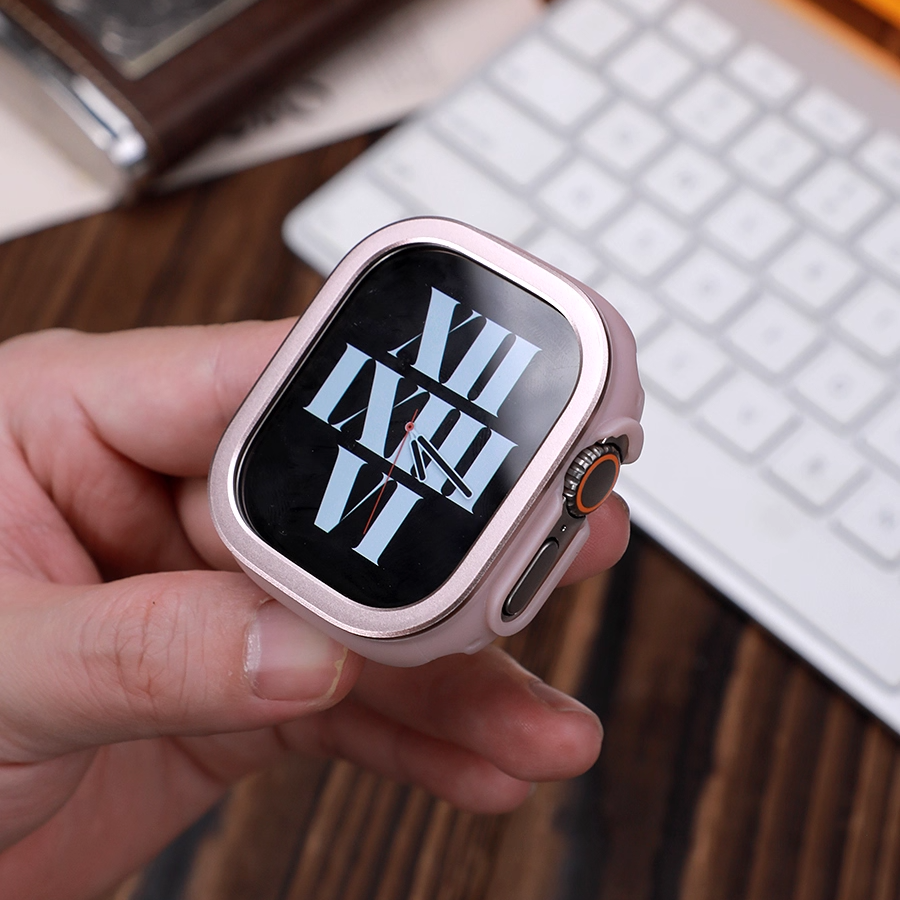 【存在感抜群】アルミエッジTPUケース【アップルウォッチ】