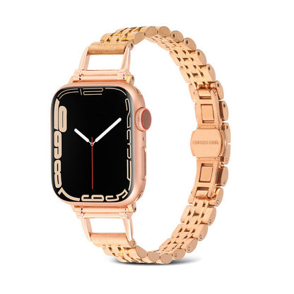 [4 colors available] Square buckle steel band [Apple Watch]