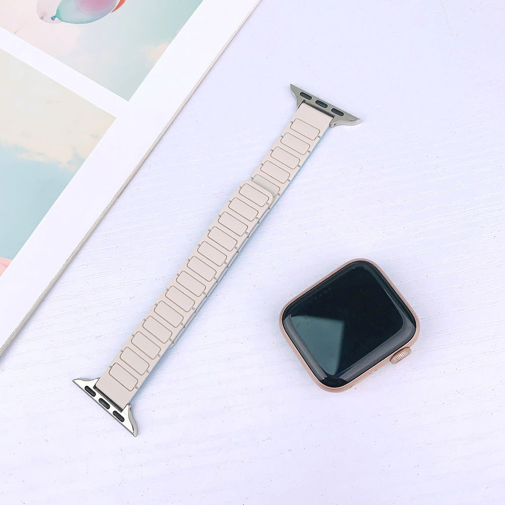 [Slim design] Slim magnetic silicone band [Apple Watch]