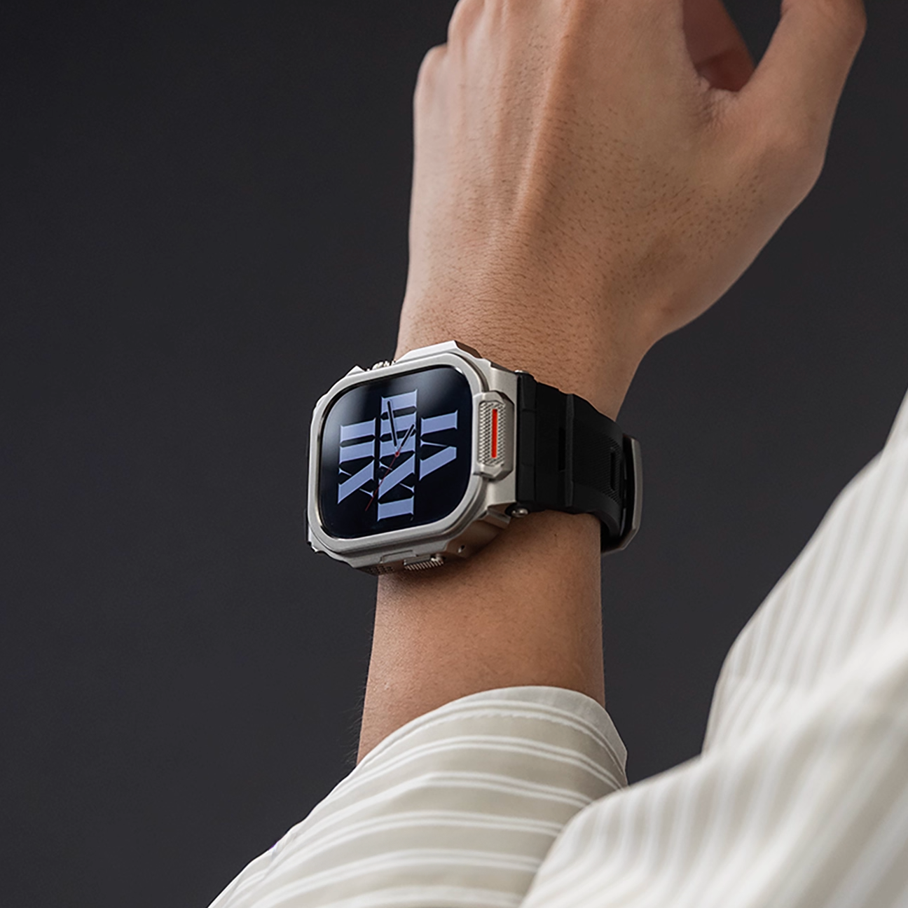 【Ultra専用モデル】メカニカルガードケースバンド【アップルウォッチ】