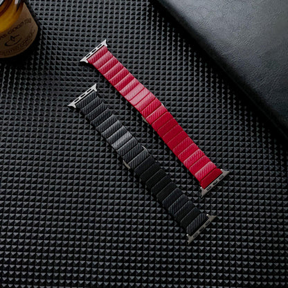 [4 colors available] Kevlar carbon pattern band [Apple Watch]