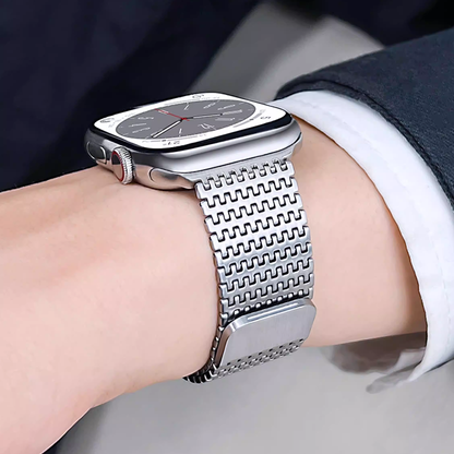 【高級感際立つ】マグステンレスメッシュバンド【アップルウォッチ】