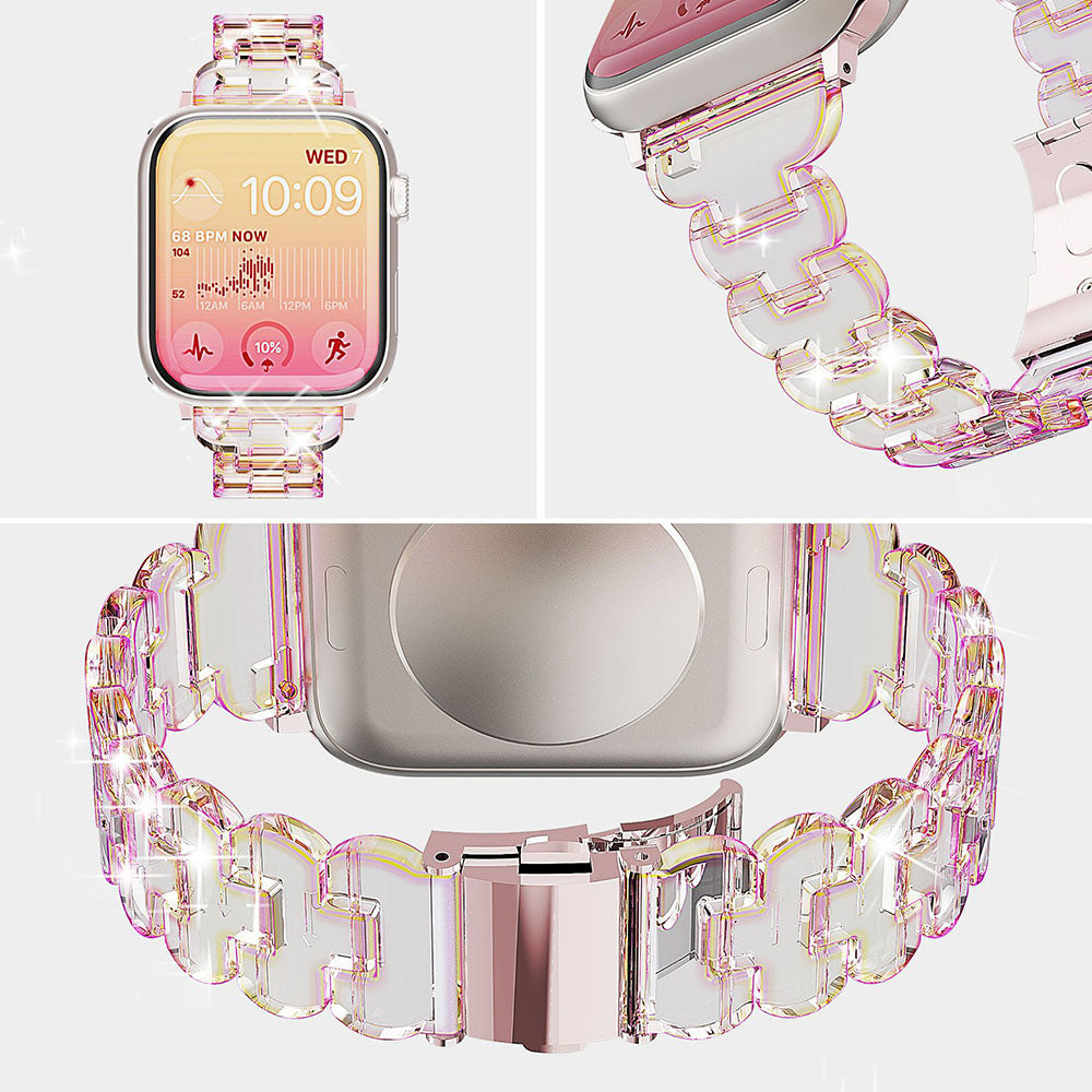 [6 colors available] Crystal Petal Band [Apple Watch]