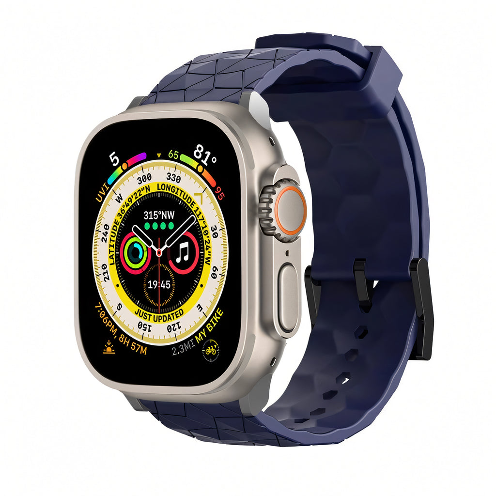 [3D Form] Modern Geo Silicone Band [Apple Watch]