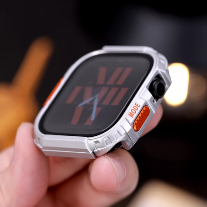 【フィルム付タイプ】メタルPCボディ保護ケース【アップルウォッチ】