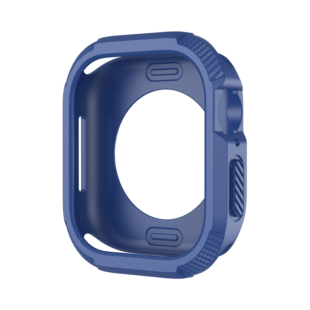 [Glass-free double-sided protection] Carbon pattern protective case [Apple Watch]
