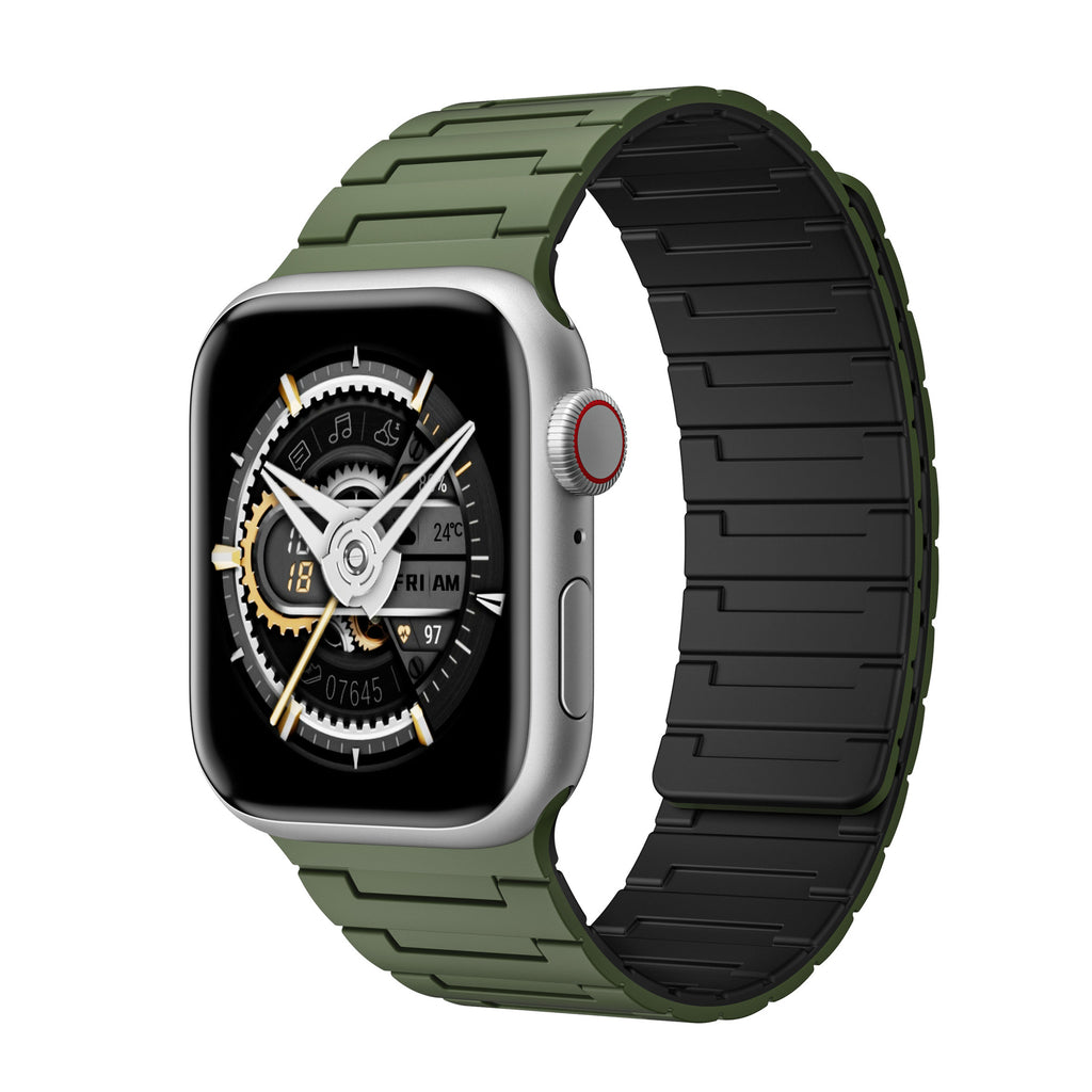 [Easy to wear] Magnetic Link Silicone Band [Apple Watch]