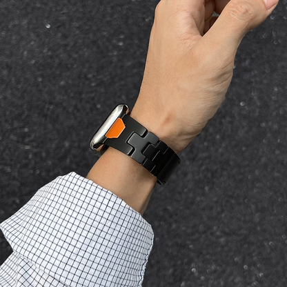 【最新デザイン】モダンカットステンレスバンド【アップルウォッチ】