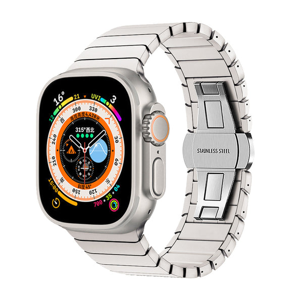 [7 colors available] Stainless steel bamboo band [Apple Watch]