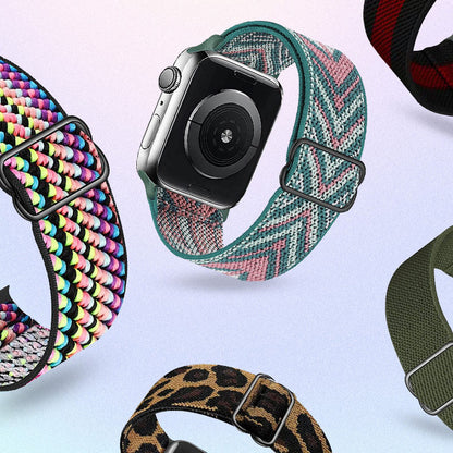 [23 colors available] Nylon braided stretch band [Apple Watch]