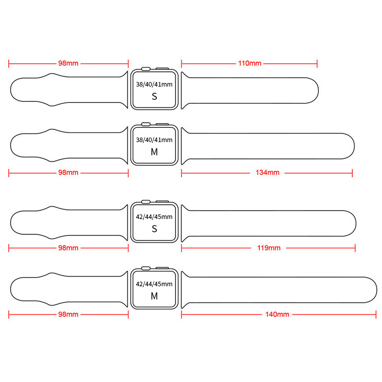 【全7色】ルミナスシャインシリコンバンド【アップルウォッチ】 - Apple Watchバンド専門通販【BELTIES(ベルティーズ)】