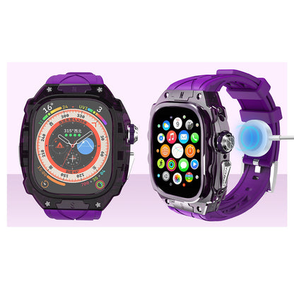 [4 colors exclusively for Ultra] Case integrated Ultra silicone band [Apple Watch]