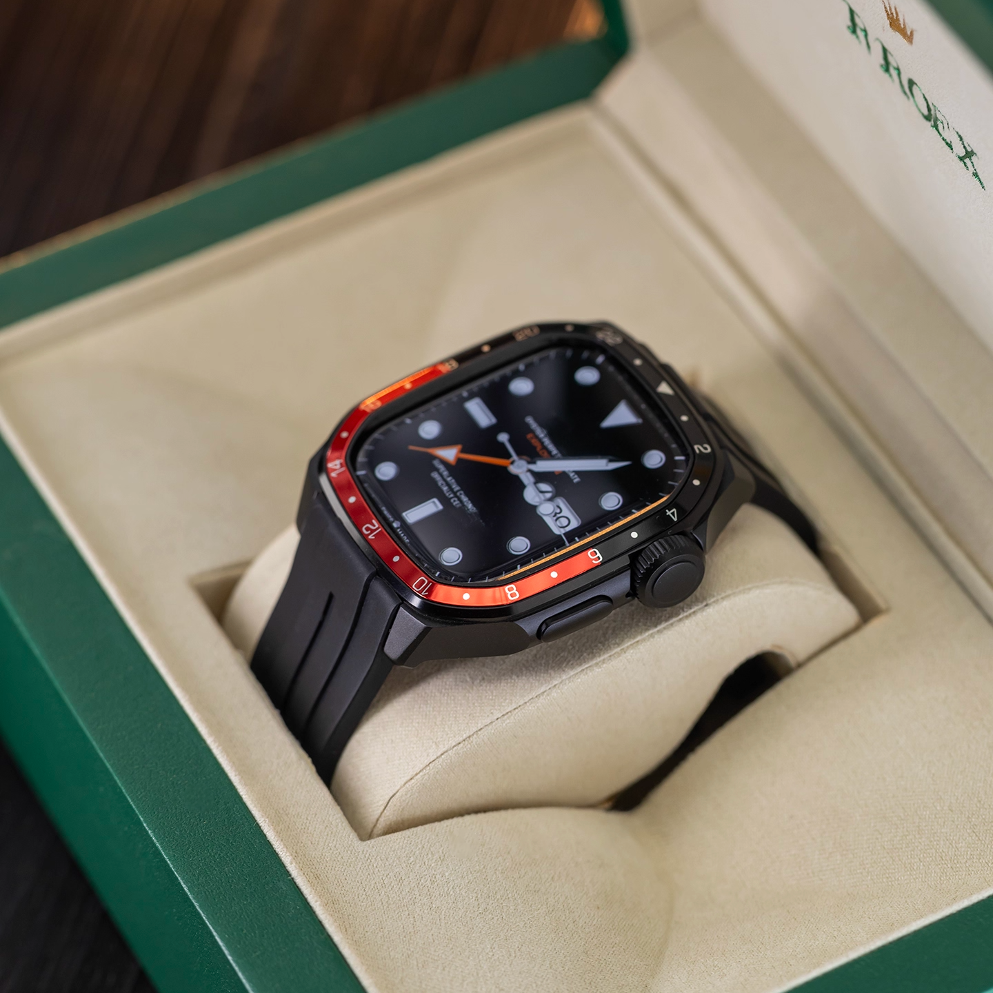 【Series10/11専用】プレミアムベゼルシリコンバンド【アップルウォッチ】