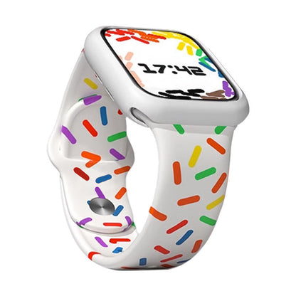 [4 colors available] Colorful pop silicone band [Apple Watch]