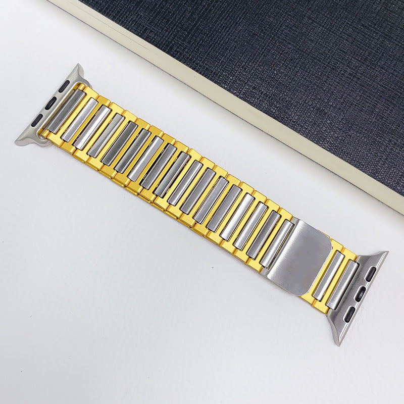 【バイカラー】2トーンマグネットメタルバンド【アップルウォッチ】