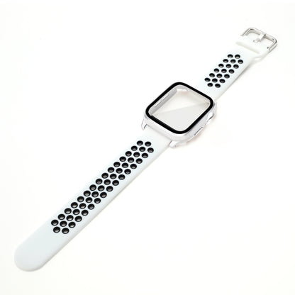 [Cover and case integrated] Breeze Dot Silicone Band [Apple Watch]