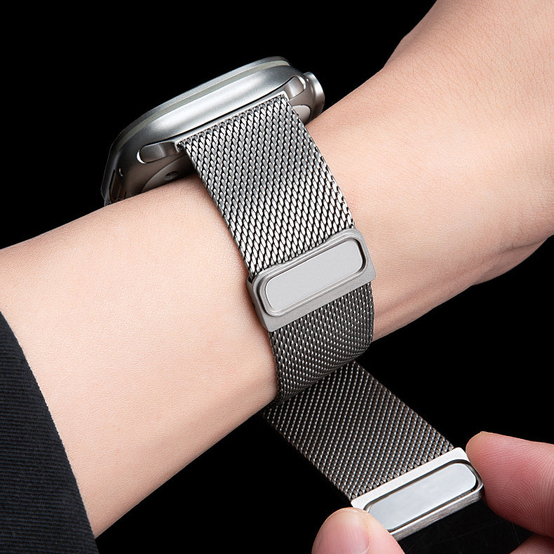 【超軽量】フルチタンミラネーゼバンド【アップルウォッチ】