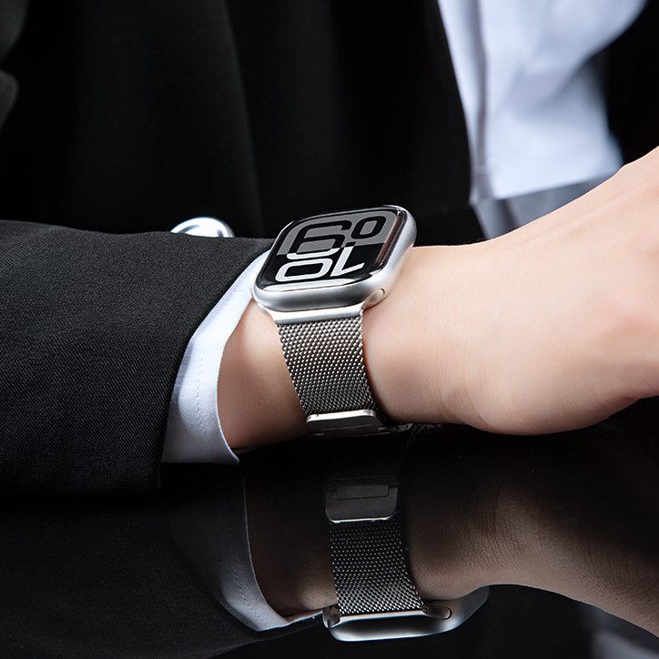 [Latest Milanese] Dual Texture Metal Band [Apple Watch]