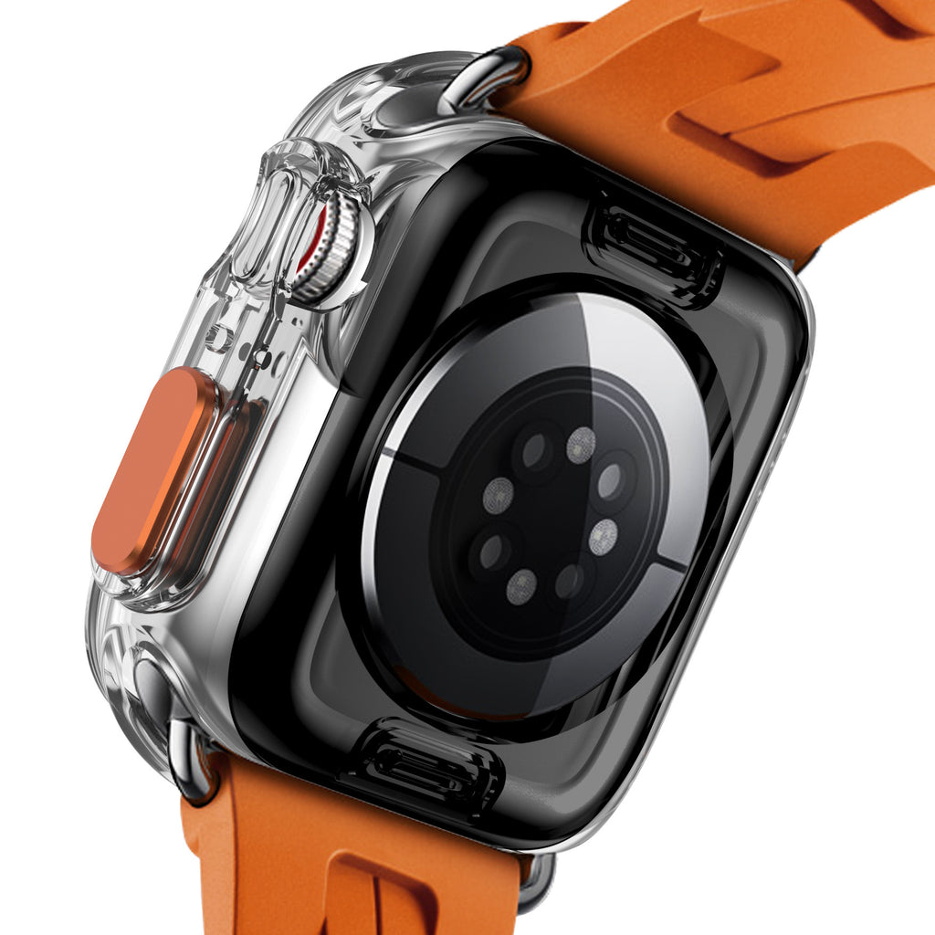 [Glass-free double-sided protection] TPU styling protective case [Apple Watch]