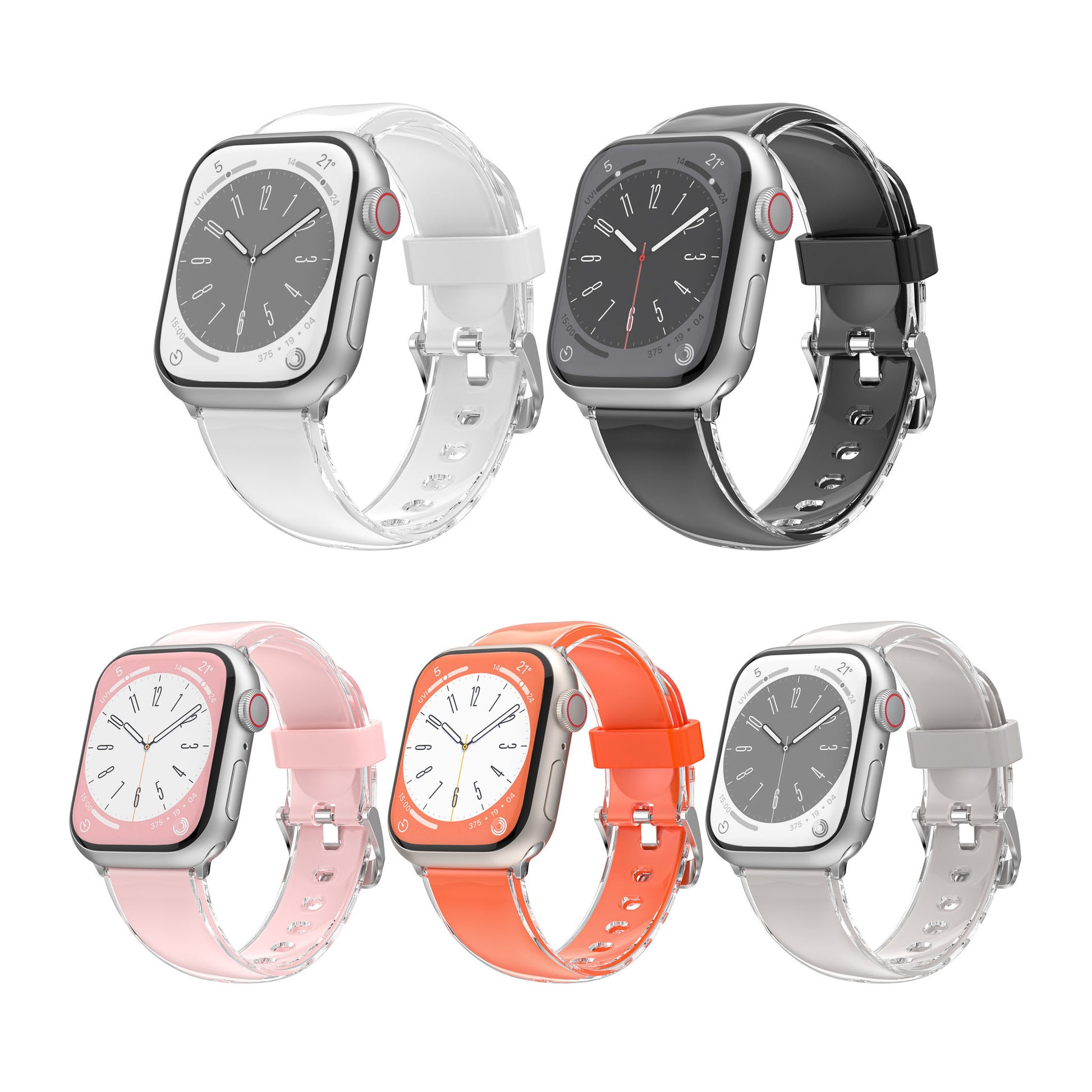 【全5色】TPUクリアコートバンド【アップルウォッチ】 - Apple Watchバンド専門通販【BELTIES(ベルティーズ)】