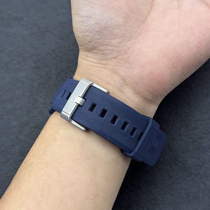 【重厚感MAX】インダストリアルシリコンバンド【アップルウォッチ】