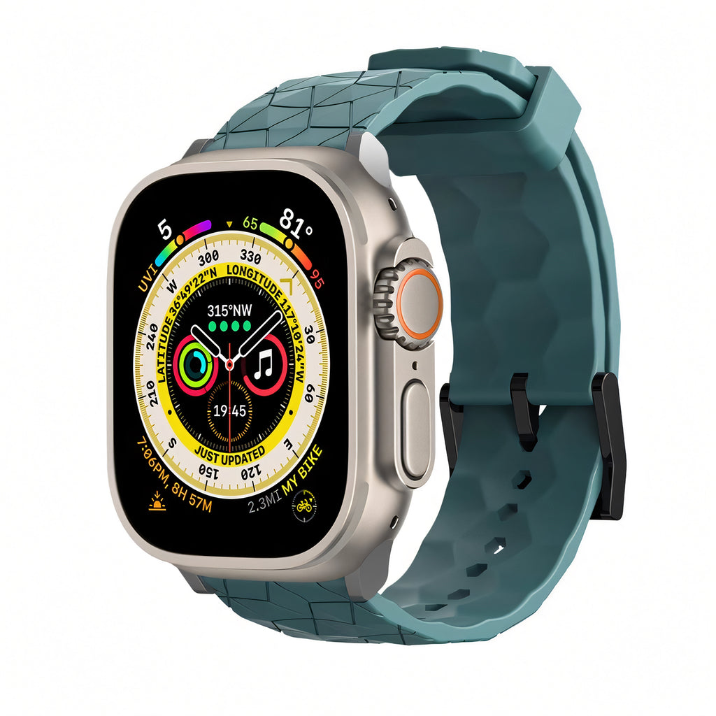 [3D Form] Modern Geo Silicone Band [Apple Watch]
