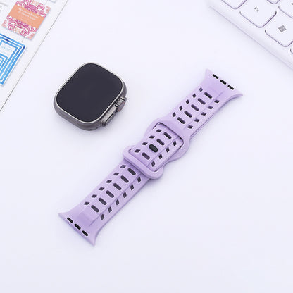 【太めで快適】エアホールマグシリコンバンド【アップルウォッチ】