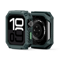 [Glass-free double-sided protection] Carbon fiber TPU frame case for Apple Watch