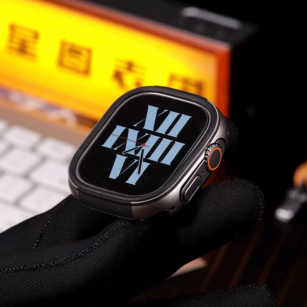 【フィルム付タイプ】デュアルトーンメタルケース【アップルウォッチ】